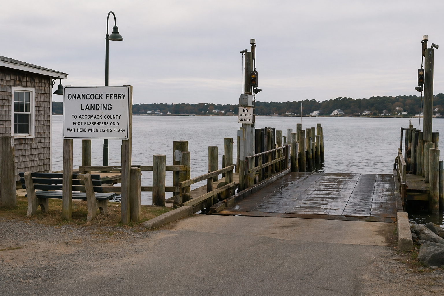 Ferry Wharf Disturbance Ends in Citation and Unexpected Disrobing